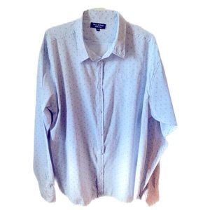 Marx and Dutch Men’s Long Sleeve Button  Down Shirt Size  4X